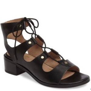 Seyshells Love Affair Lace-Up Leather Sandal